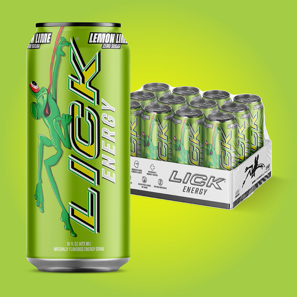 LICK Lemon Lime 12 Pack 16oz
